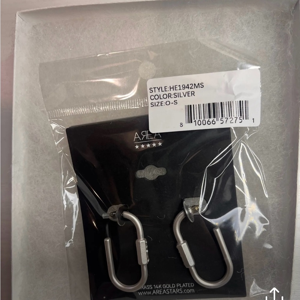 Classic Silver U-Shaped Earrings